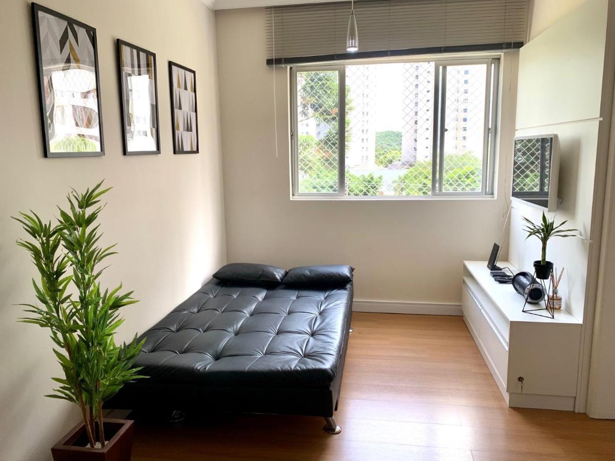 205- Apartamento 1 Quarto Suite, Encantador, Amplo E Decorado, Mobiliario Moderno, Cozinha Completa Com Utensilios , Excelente Vista Da Cidade E Localizacao Privelegiada No Bairro Bigorrilho , Curitiba Dış mekan fotoğraf