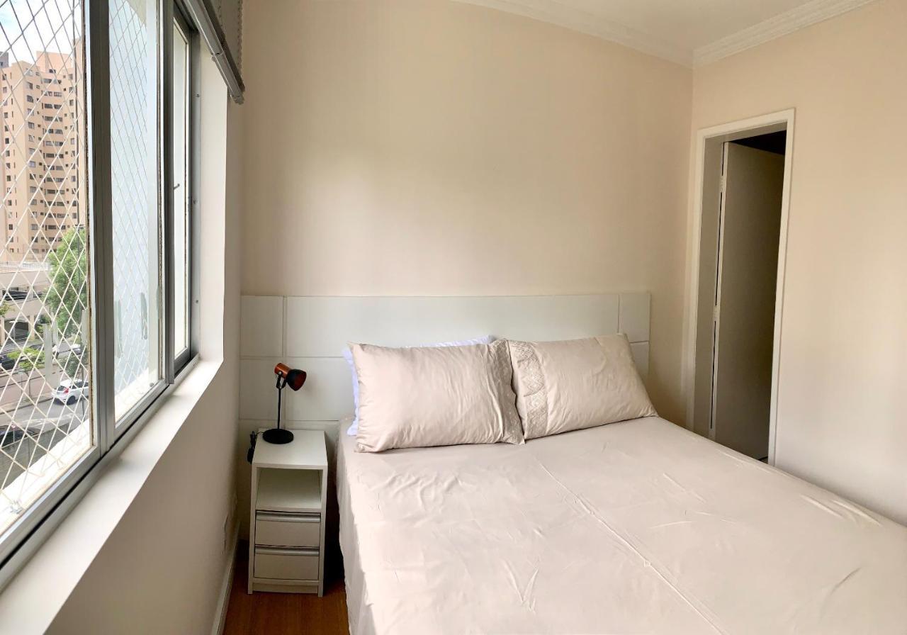 205- Apartamento 1 Quarto Suite, Encantador, Amplo E Decorado, Mobiliario Moderno, Cozinha Completa Com Utensilios , Excelente Vista Da Cidade E Localizacao Privelegiada No Bairro Bigorrilho , Curitiba Dış mekan fotoğraf